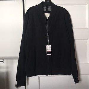 MNG men’s suede bomber jacket NWT Size XL